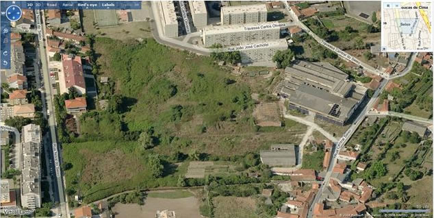 Mapa de Espaço verde abandonado em S. Mamede de Infesta