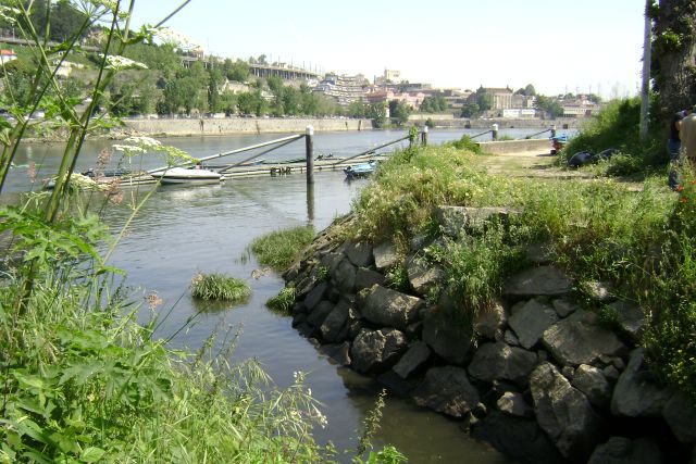 Margem do rio Douro entre a ponte D. Maria Pia e a Ponte do Freixo
