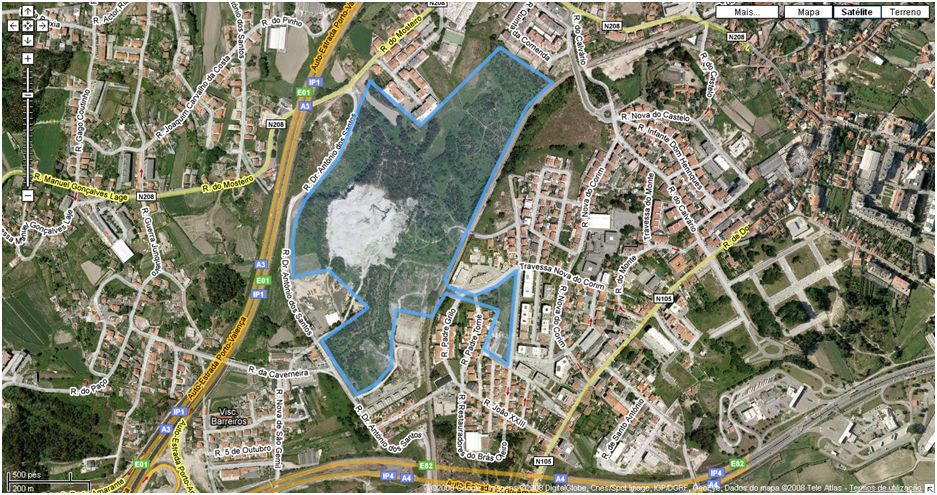 Mapa de Monte da Caverneira