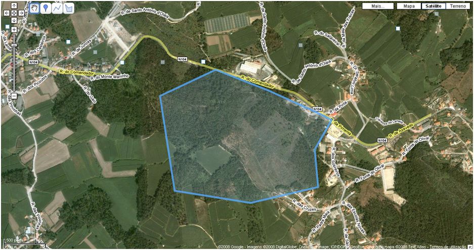 Mapa de Monte da Pinta