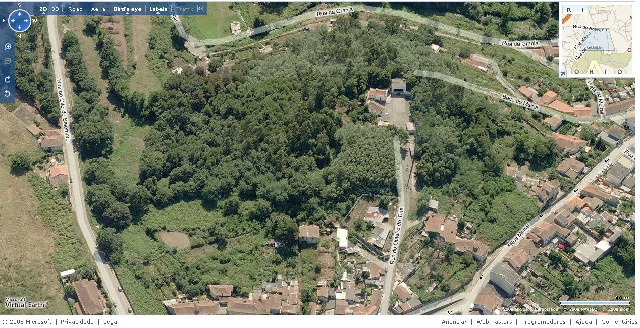 Mapa de Monte do Forte