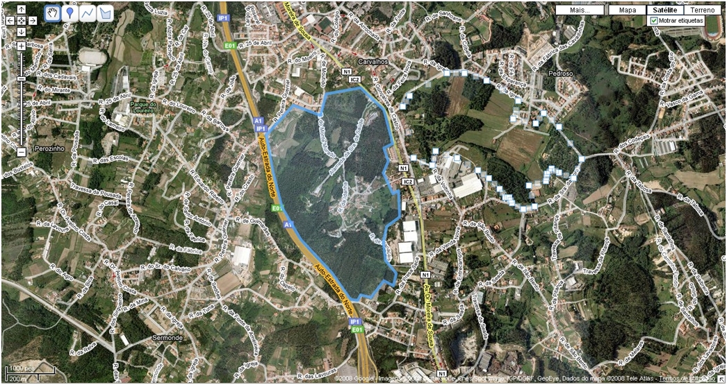 Mapa de Monte Murado