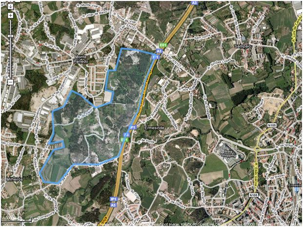 Mapa de Monte Penedo