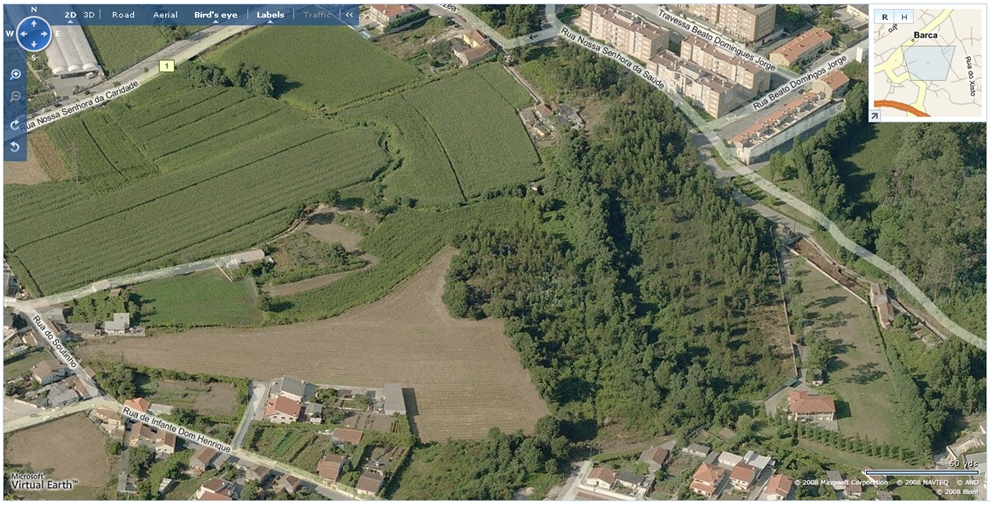 Mapa de Núcleo de Moinhos da Várzea
