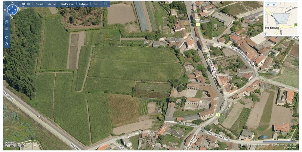 Mapa de Núcleo Rural de Frejufe