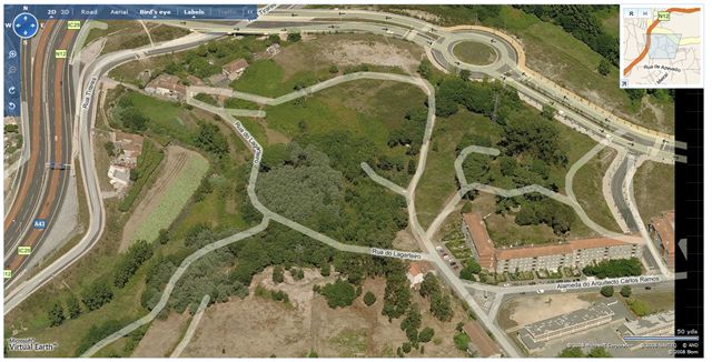 Mapa de Parque Oriental