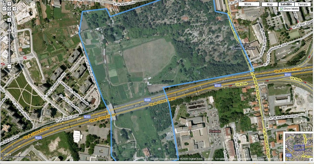 Mapa de Quinta da Prelada