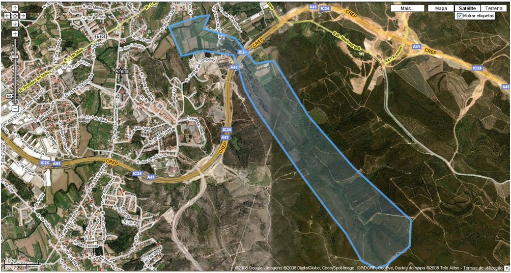 Mapa de Ribeira de Tabãos