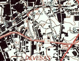 Mapa de Vale das Devesas