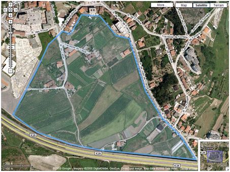 Mapa de Zona agrícola em São Cosme